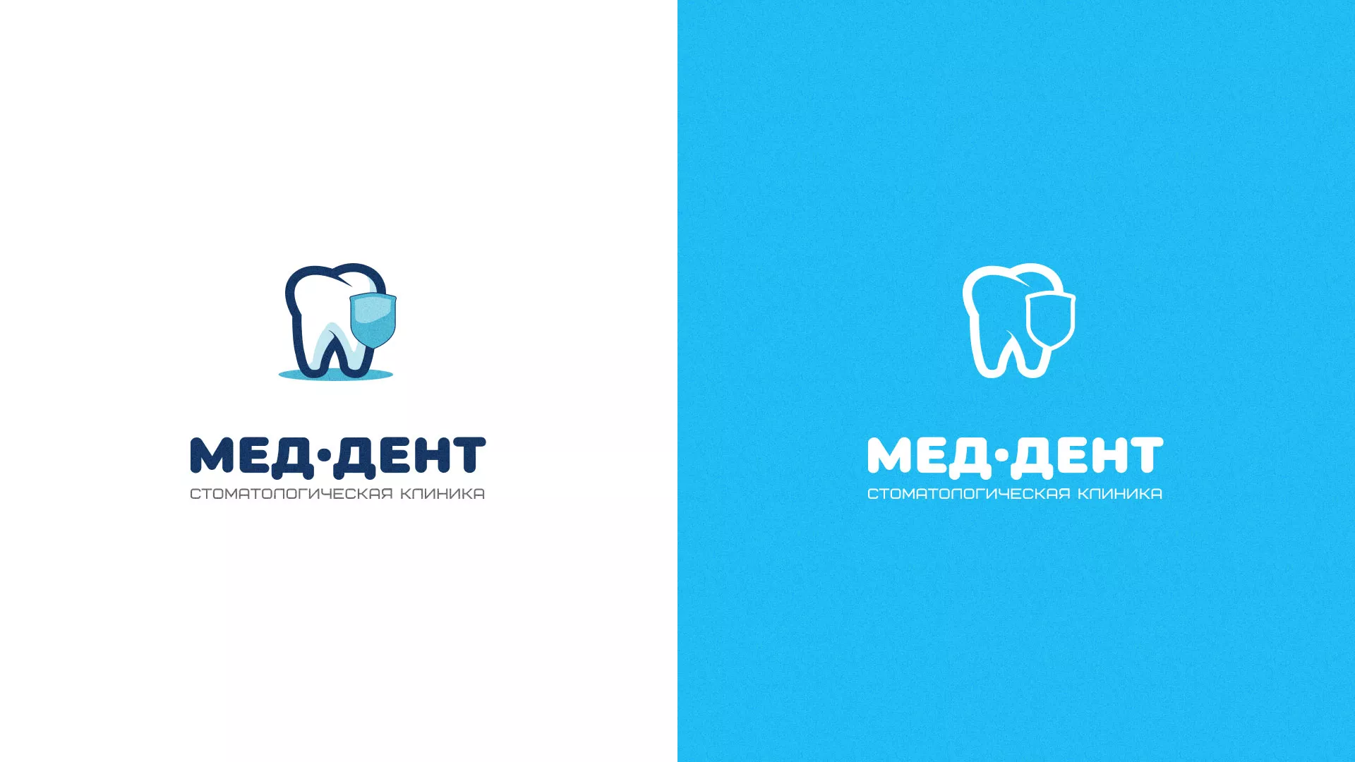 Разработка логотипа в Добрянке для стоматологической клиники «МЕД-ДЕНТ»